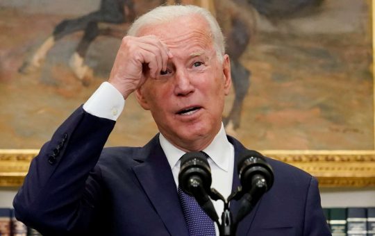 Angry Protesters Chant F**K Joe Biden In NYC today